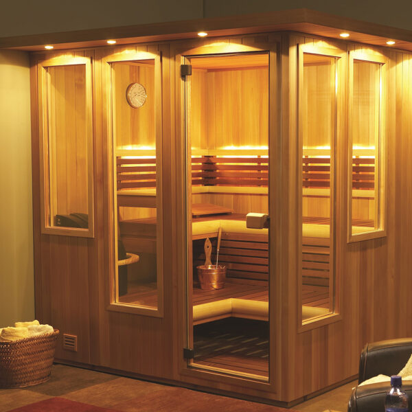 Image of a traditional sauna