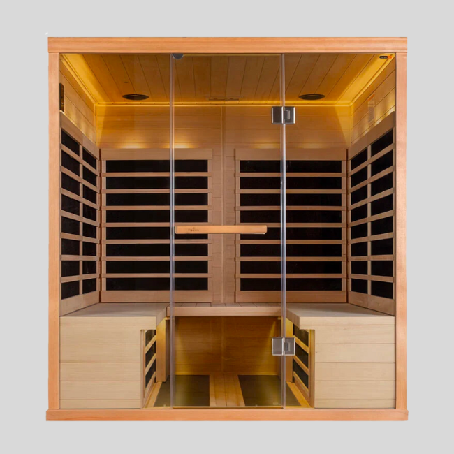 S-840 Series 4-Person Low EMRLow EF Infrared Sauna (1)
